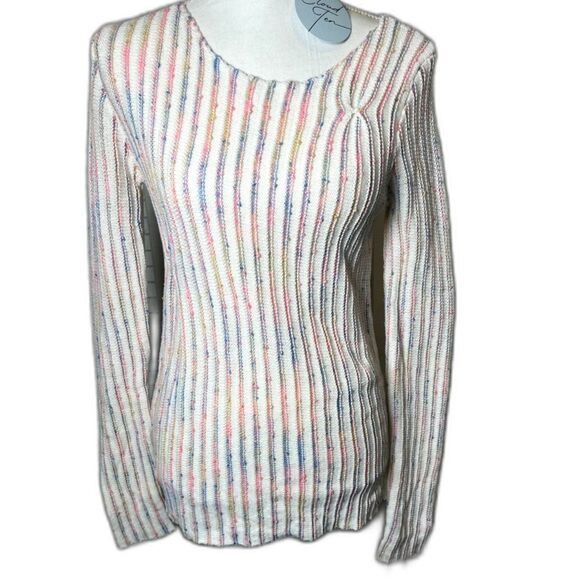 Cloud Ten Striped Sweater Size Medium NWT - Picture 1 of 3